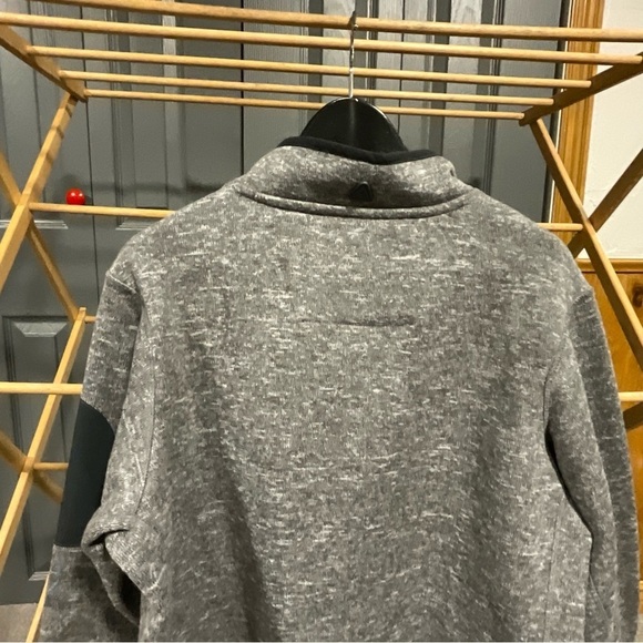 NEBRASKA CORNHUSKERS GRAY Sweater Fleece PULLOVER 1/2 ZIP sz large - Picture 10 of 12